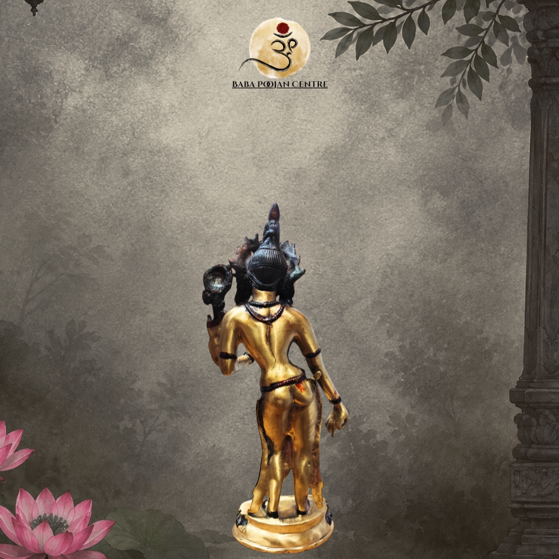 Brass Standing Tara Devi Murti | Handicrafted Idol for Home Mandir and Temple - Image 2