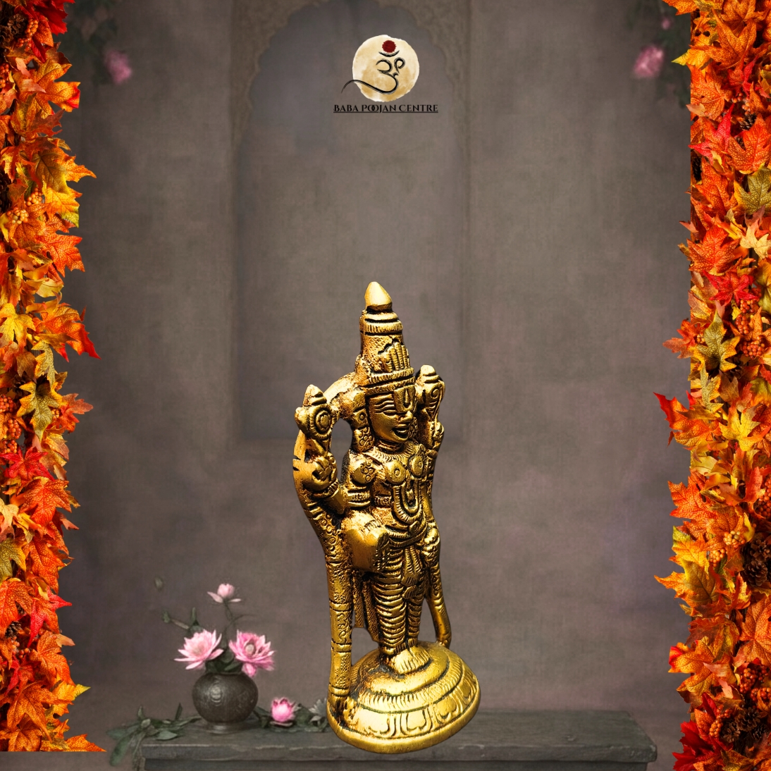 Brass Lord Venkateswara (Balaji) Murti - Image 3