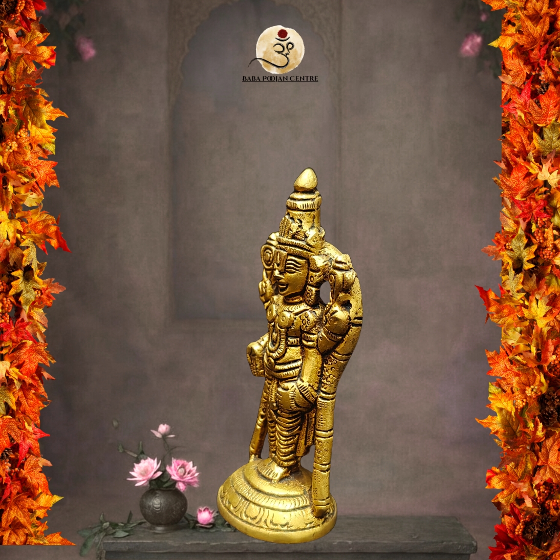 Brass Lord Venkateswara (Balaji) Murti - Image 4