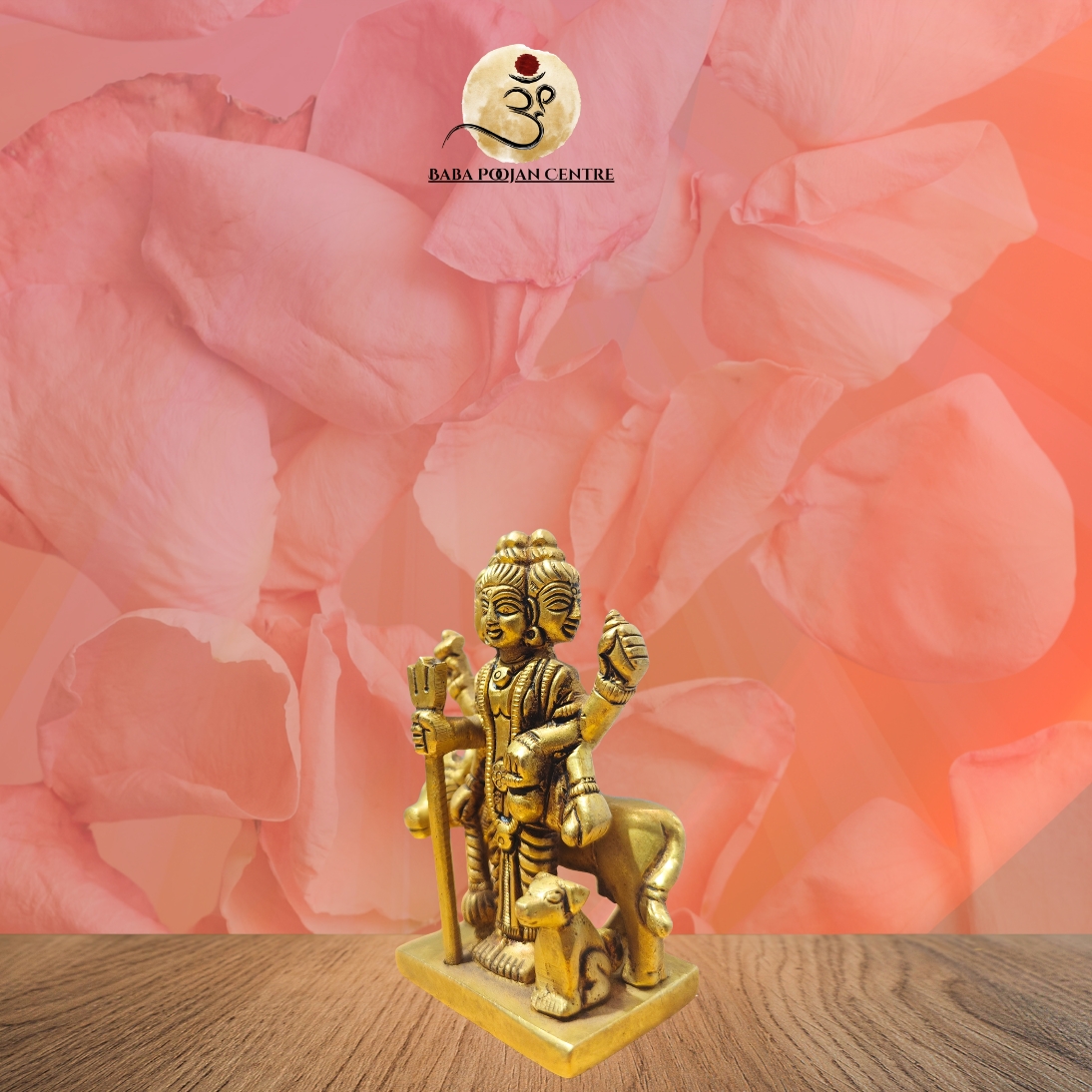 Brass Lord Dattatreya Idol for Home Mandir and Temple - Image 3