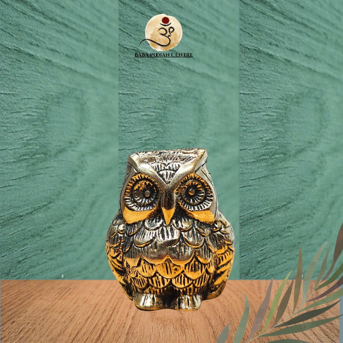 Unique Brass OWL | Handicrafted for Home Mandir and Home Decor