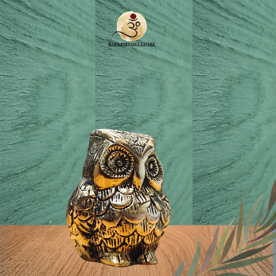 Unique Brass OWL | Handicrafted for Home Mandir and Home Decor - Image 2