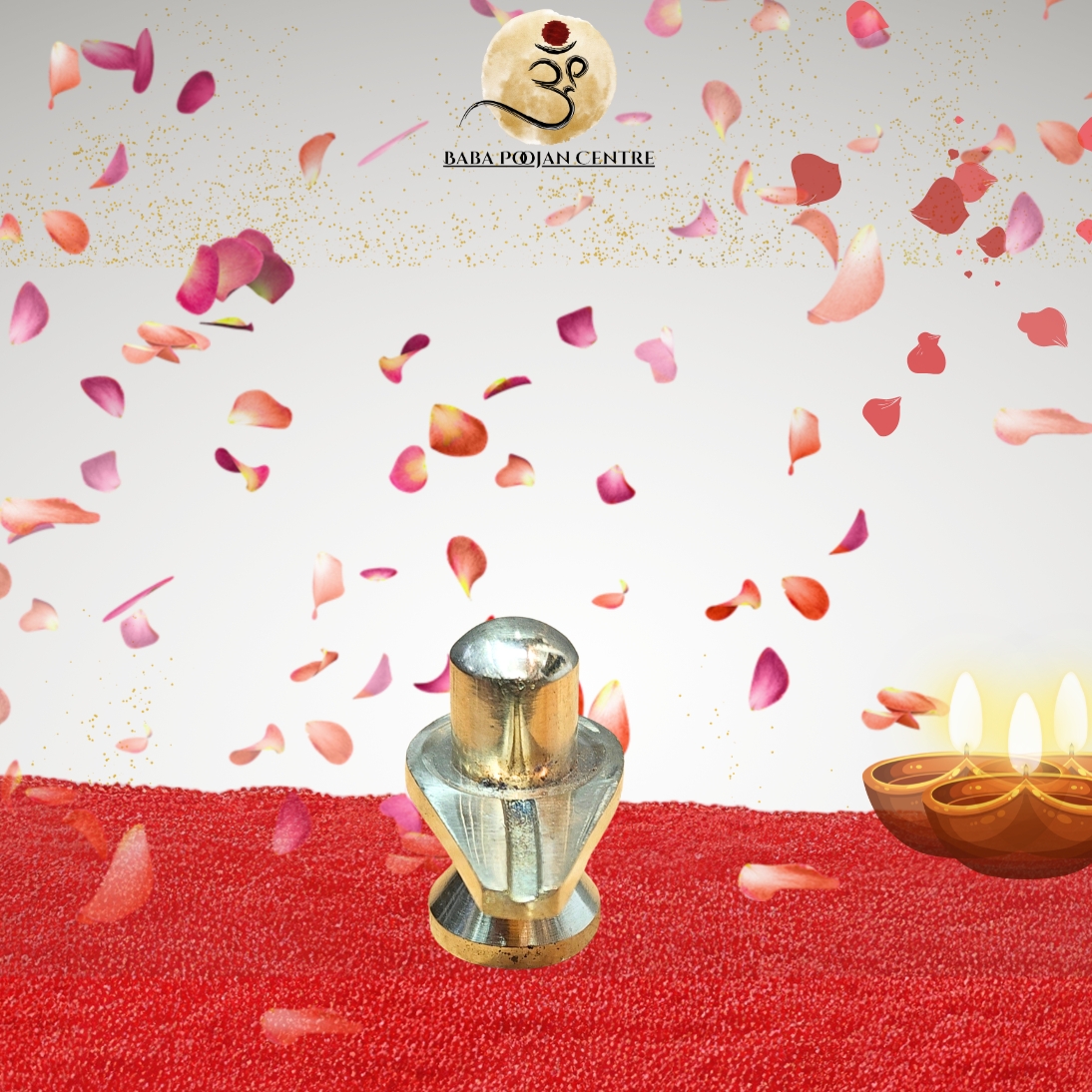 Brass Shivling with Jalhari – Traditional Shiva Lingam for Pooja | Antique Finish