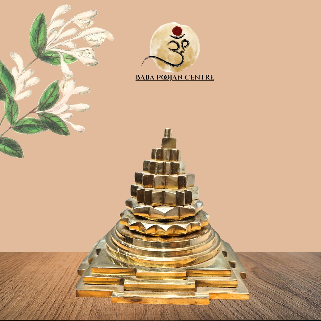Brass Handcrafted Brass Shree Yantra