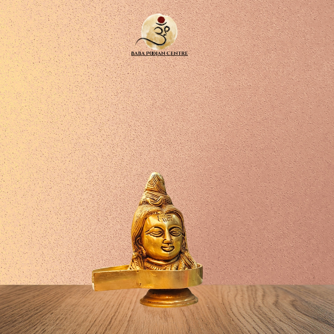 Antique Brass Shiva Lingam Murti with Yoni Base - Image 2