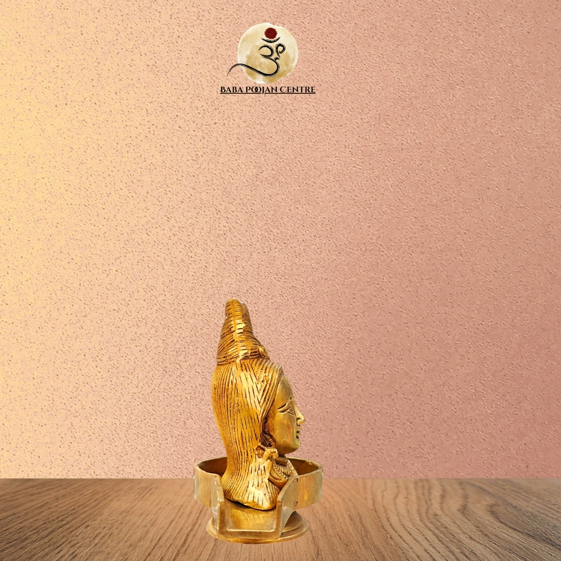 Antique Brass Shiva Lingam Murti with Yoni Base - Image 3