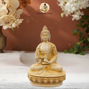 Premium Medicine Buddha (Bhaisajyaguru) Resin Idol – Symbol of Healing, Peace & Wisdom