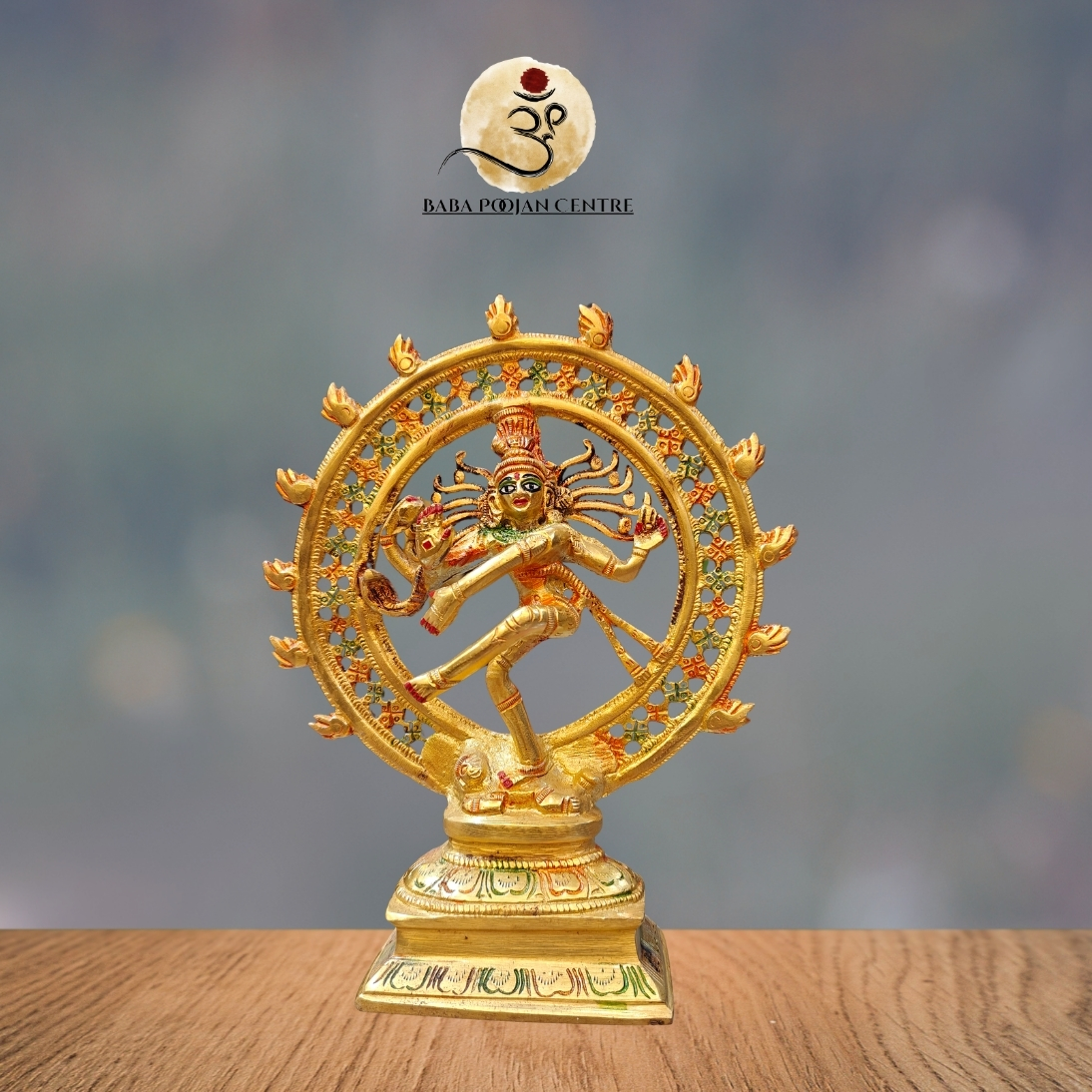 Antique Brass Nataraja Shiva Murti – Dancing Lord Shiva Idol