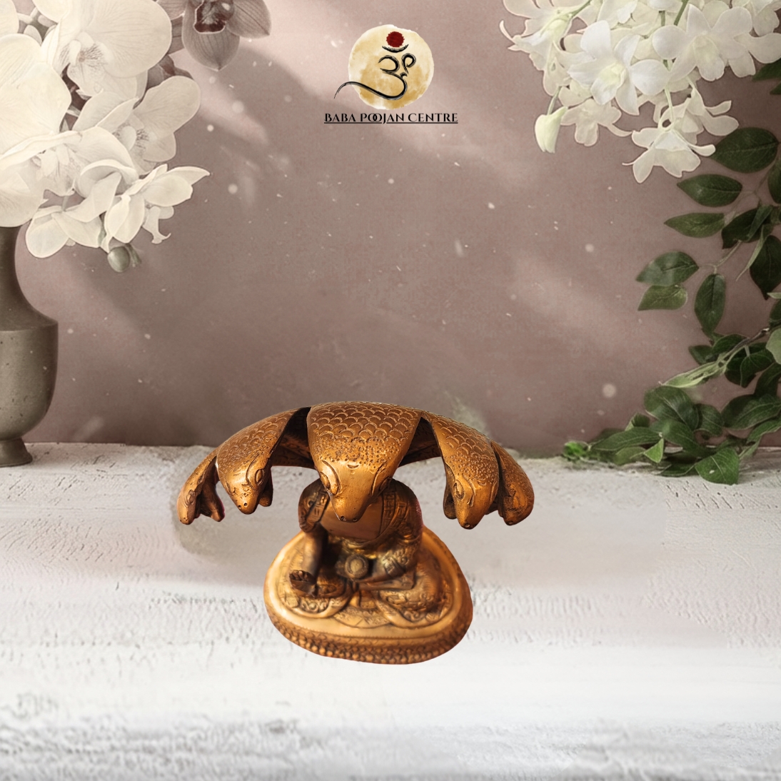 Divine Healing and Protection with the Medicine Buddha Under the Five-Headed Naga - Image 2