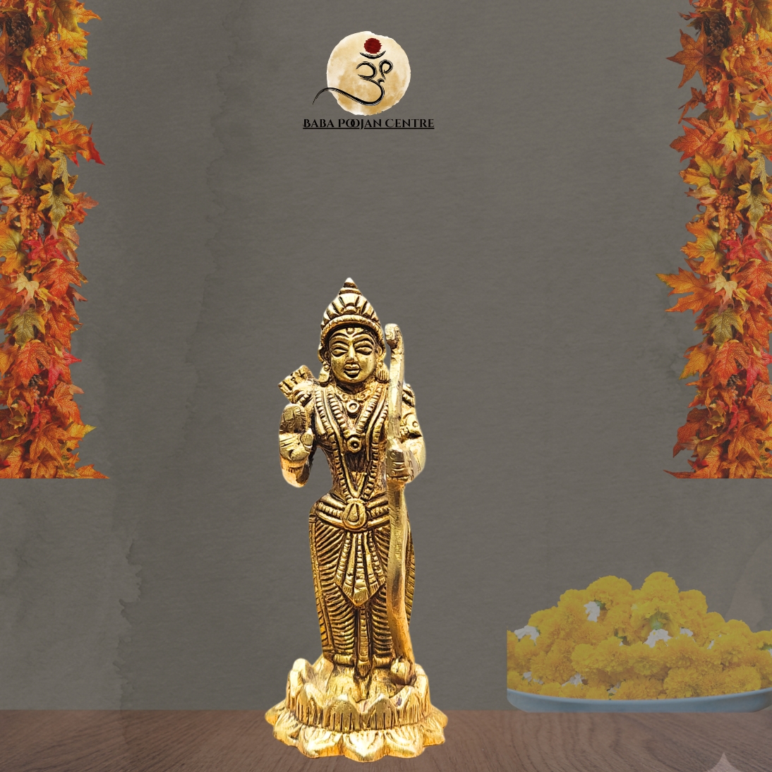 Brass Maryada Purushottam Ram Statue