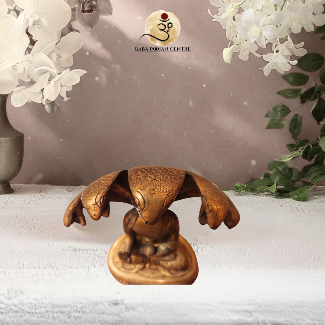 Divine Healing and Protection with the Medicine Buddha Under the Five-Headed Naga - Image 3