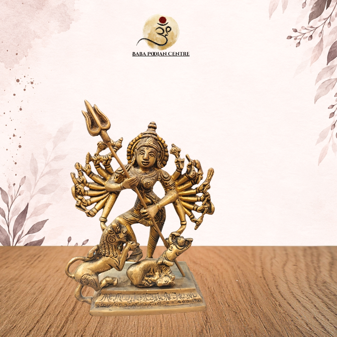 Brass Maa Durga Idol – Symbol of Divine Strength and Protection