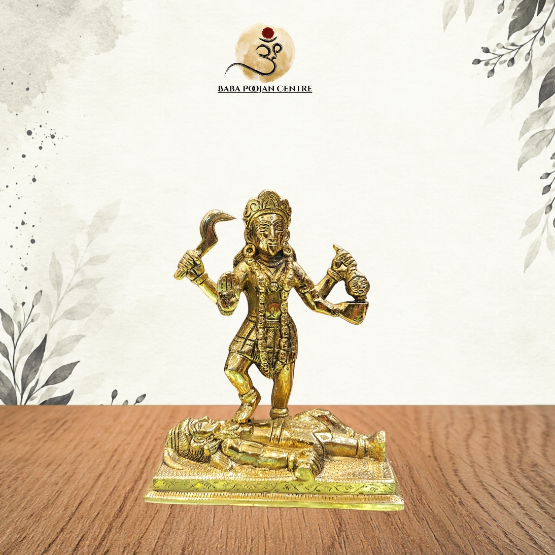 Sacred Brass Maa Kali Idol symbolizing divine power and protection